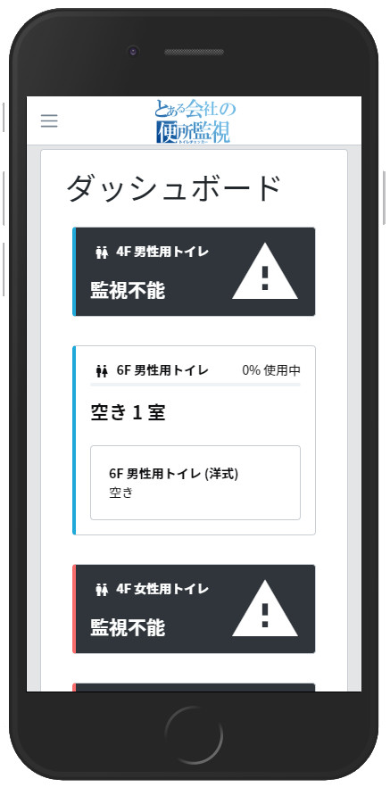 トイレ在室監視ソリューション